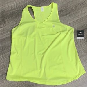 Filas rasor back tank size XXL bright yellow